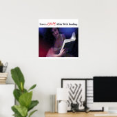 Heb een liefdesaffaire met het lezen poster (Thuiskantoor)