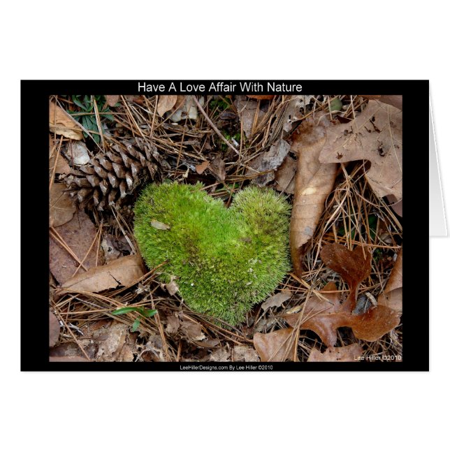 Heb een liefdesverband met Natuur Moss Heart Gifts (Voorkant Horizontaal)