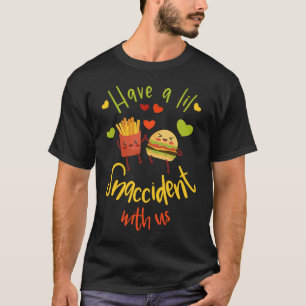 Heb een Lil Snaccident met ons French Fries Burger T-shirt