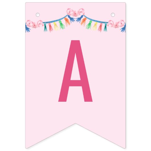 Heb een Llama Fun - Pink Llama Party Vlaggetjes (Tweede vlag)