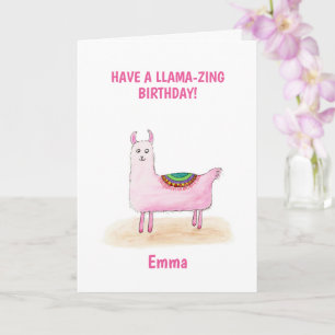 Heb een Llama-zing Birthday-kaart Kaart
