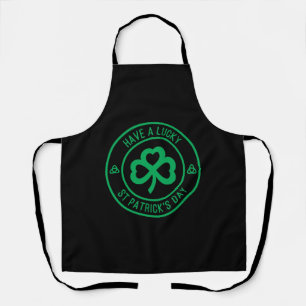 Heb een Lucky St Patrick's Day Green Shamrock Patc Schort