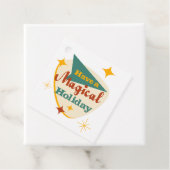 Heb een Magical Holiday  teken Bedankjes Labels (In situ)