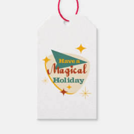 Heb een Magical Holiday  teken Cadeaulabel