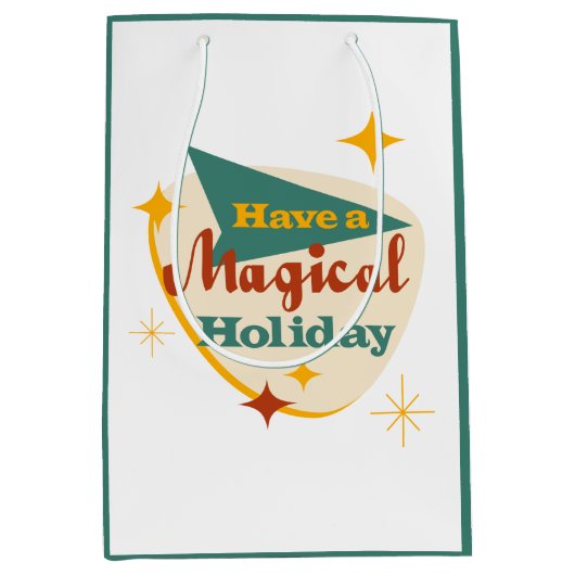 Heb een Magical Holiday  teken Medium Cadeauzakje (Voorkant)