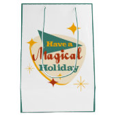 Heb een Magical Holiday  teken Medium Cadeauzakje (Achterkant)