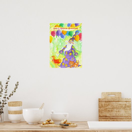 Heb een Magische Kind van de Dagen Poster (Keuken)