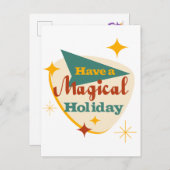 Heb een Magische Vakantie Briefkaart (Voorkant / Achterkant)