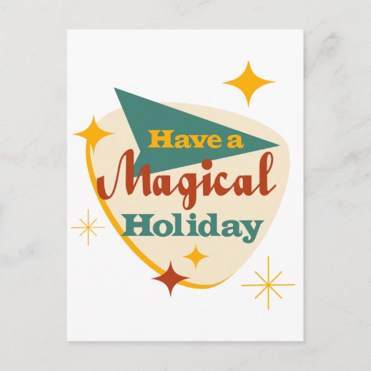 Heb een Magische Vakantie Briefkaart (Voorkant)