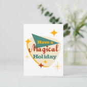 Heb een Magische Vakantie Briefkaart (Staand voorkant)