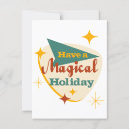 Heb een Magische Vakantie Briefkaart