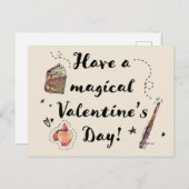 Heb een Magische Valentijnsdag Briefkaart (Voorkant / Achterkant)