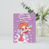 Heb een Magische Valentijnsdag Feestdagenkaart (Staand voorkant)
