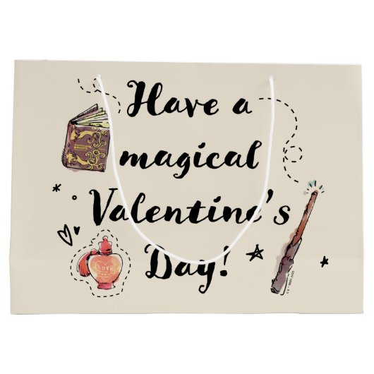 Heb een Magische Valentijnsdag Groot Cadeauzakje (Achterkant)