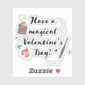 Heb een Magische Valentijnsdag Sticker (Vel)