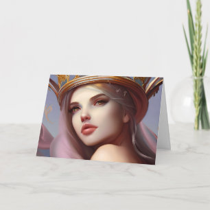 Heb een magische verjaardag    Etherische Vrouw Kaart