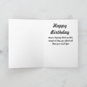 Heb een magische verjaardag kaart (Binnen)