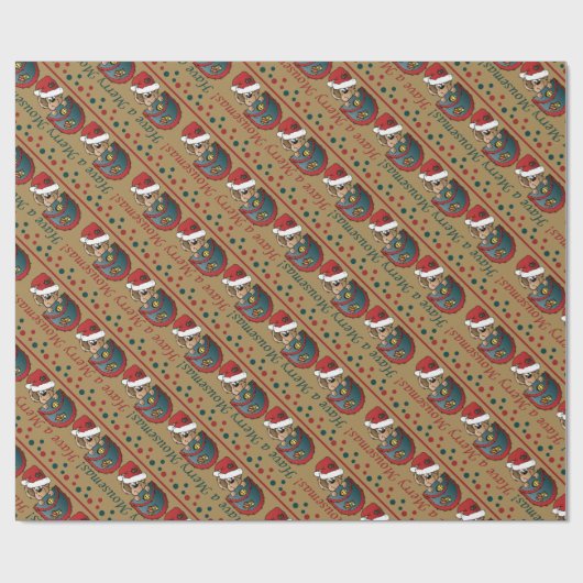 Heb een Merry Mousemas | Kerstmis Cadeaupapier (Vlak)