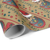 Heb een Merry Mousemas | Kerstmis Cadeaupapier (Rol Hoek)