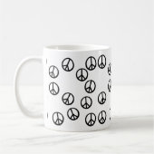 Heb een met vrede gevuld koffie! koffiemok (Links)