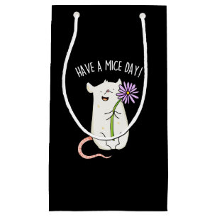 Heb een Mice Day Funny Mouse Pun Klein Cadeauzakje