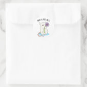 Heb een Mice Day Funny Mouse Pun Ronde Sticker (Tas)