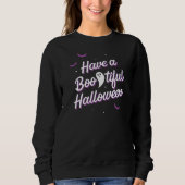 Heb een mooi Halloween Black T-shirt met Sweatshir (Voorkant)