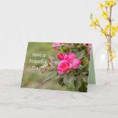 Heb een Mooi Wenskaart van de Dag Kaart (Gele Bloem)