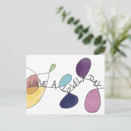 Heb een mooie dag briefkaart (Staand voorkant)