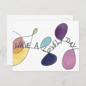 Heb een mooie dag briefkaart (Voorkant / Achterkant)