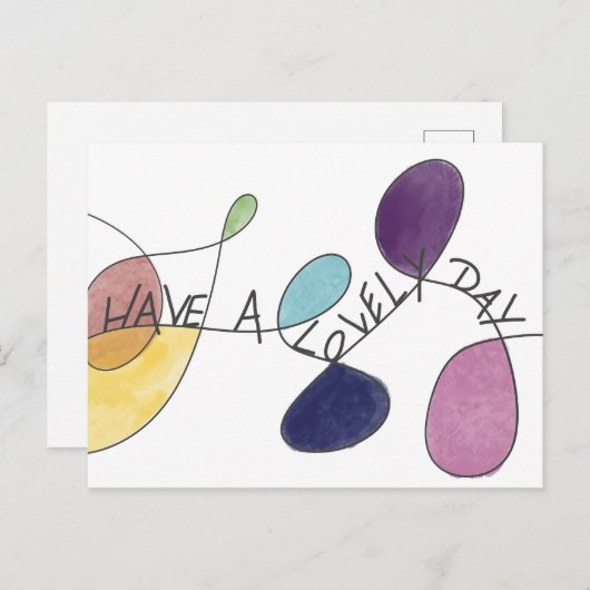 Heb een mooie dag briefkaart (Voorkant / Achterkant)