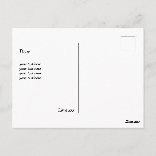 heb een mooie dag briefkaart (Achterkant)