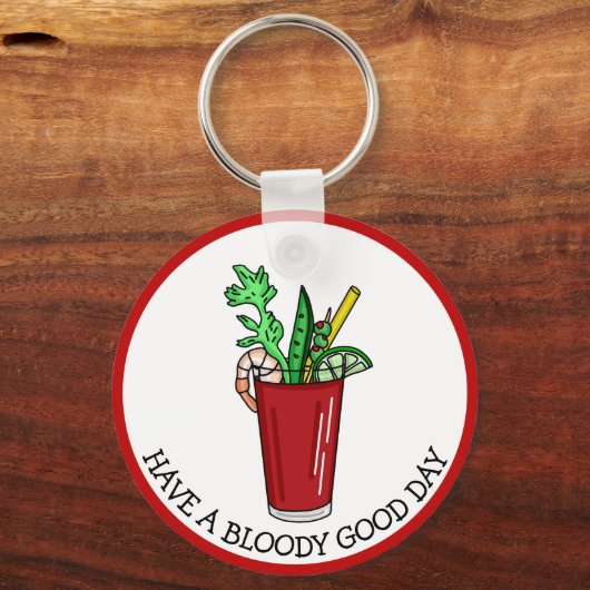 Heb een mooie dag, grappige pun sleutelhanger (Voorkant)