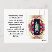 Heb een 'Mooie' Dag Handgetekend &....  Ansichtkaa Briefkaart (Achterkant)