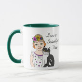 Heb een mooie dag mok (Links)