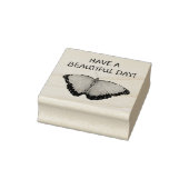 Heb een mooie dag vlinder rubberstempel (Stempel)