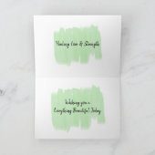 Heb een mooie dag, wens je genezing, liefde kaart (Binnen)