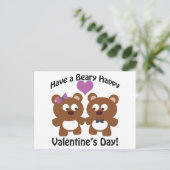 Heb een mooie Valentijnsdag! Feestdagenkaart (Staand voorkant)