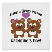 Heb een mooie Valentijnsdag! Poster (Voorkant)