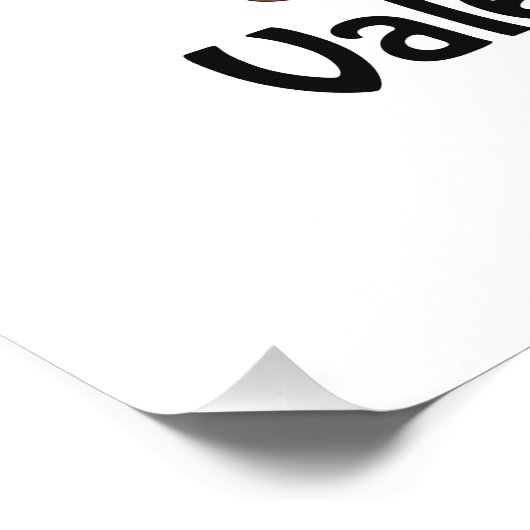 Heb een mooie Valentijnsdag! Poster (Hoek)