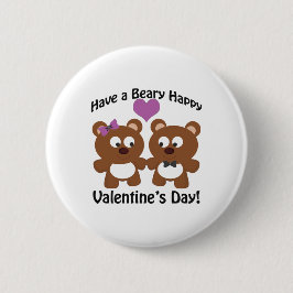 Heb een mooie Valentijnsdag! Ronde Button 5,7 Cm