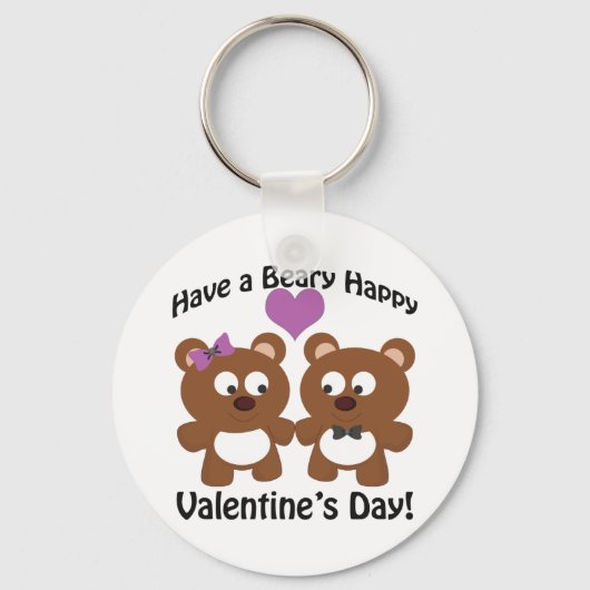 Heb een mooie Valentijnsdag! Sleutelhanger (Voorkant)