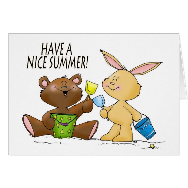 Heb een mooie zomerkaart (Voorkant Horizontaal)