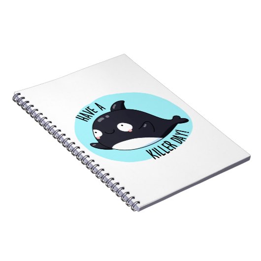 Heb een moorddag Leuke orka grap  Notitieboek (Rechterzijde)