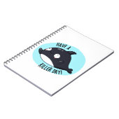 Heb een moorddag Leuke orka woordgrap Notitieboek (Linkerzijde)