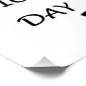 "HEB EEN NICE DAY" PUPPY DOG POSTER (Hoek)