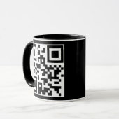 Heb een Nice Day QR-code Mok (Voorkant links)
