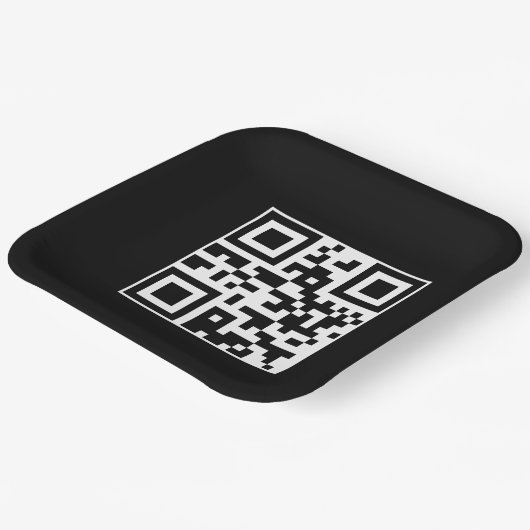 Heb een Nice Day QR-code Papieren Bordje (Gebogen)