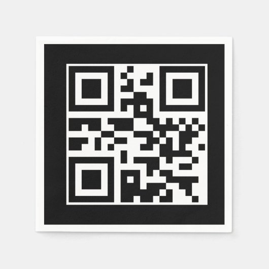 Heb een Nice Day QR-code Servet (Voorkant)