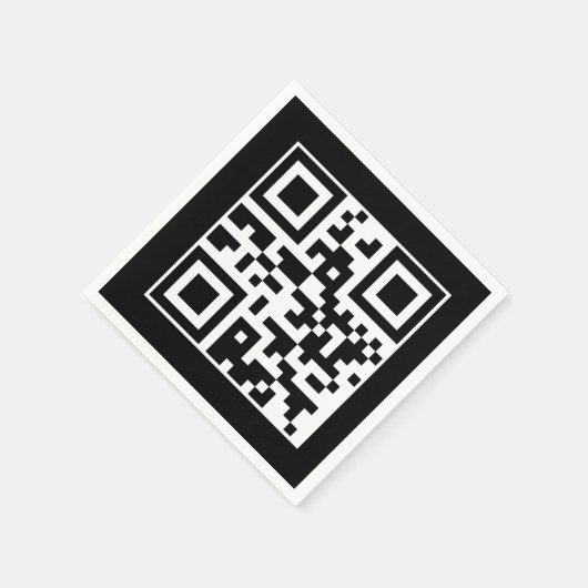 Heb een Nice Day QR-code Servet (Hoek)